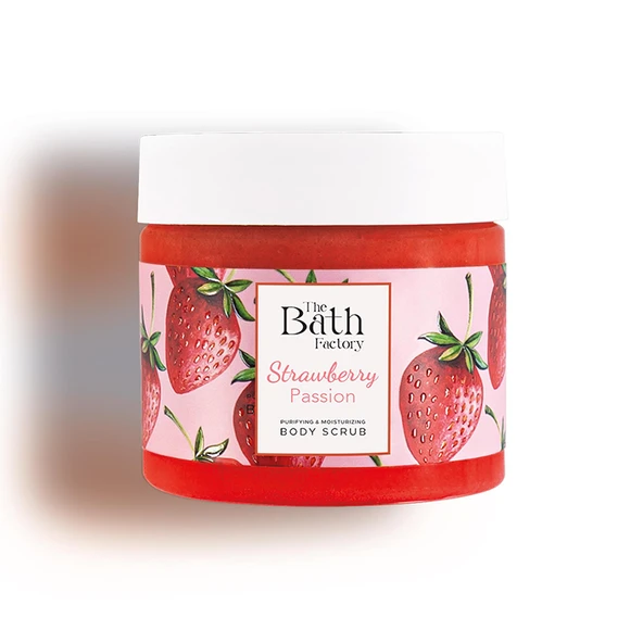 The Bath Factory Vücut Peelingi - Çilek Aromalı 300 gr ürün görseli