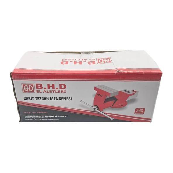 Fixonic B.H.D BHD00353 125mm Sabit Tezgah Mengene - Resim 6