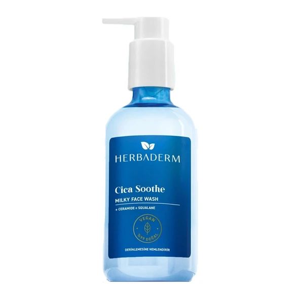 Herbaderm Cica Soothe Milky Face Wash 250 ml
