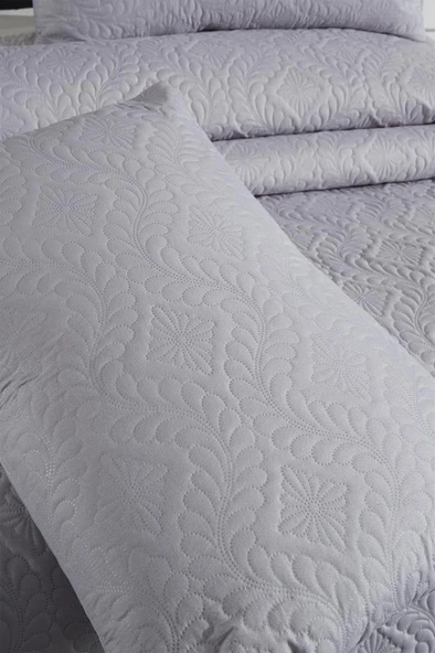 Ultrasonik Kapitoneli Elite Çift Kişilik Yatak Örtüsü Gri - Resim 7