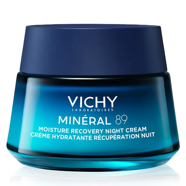 Vichy Mineral 89 Moisture Melatonin İçeren Nemlendirici Gece Kremi 50 ml