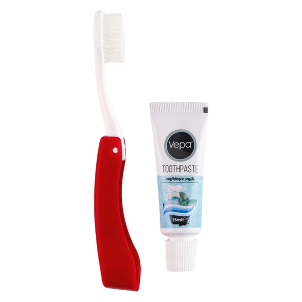 VEPA Diş Macunu 15 ml + Diş Fırçası Seyahat Seti ürün görseli