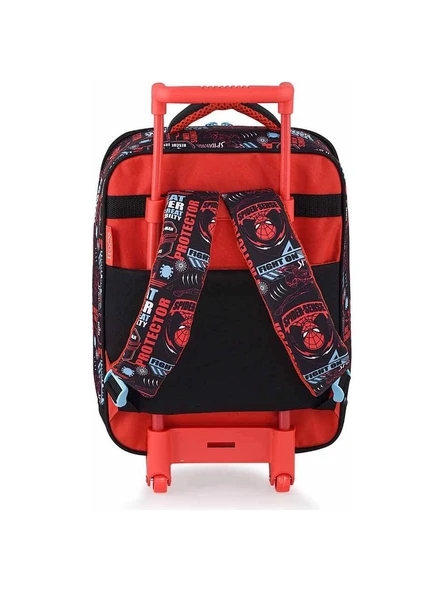 Spiderman Web Slinging Time Çekçekli Anaokul Çantası 41347 - Resim 3