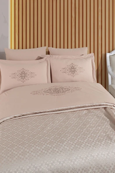 Sevim Tivoli Kabartma Nakışlı Pike Takımı Havlulu 8 Parça - Diana - Resim 5