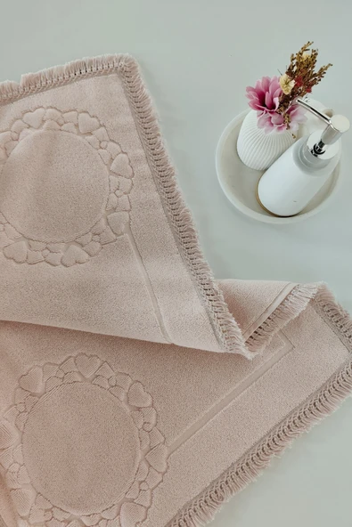 Sevim Püskül Dantelli Ayak Havlusu (50 X 70) Cm 2'li - 5