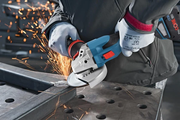 Bosch GWS 18V-15 SC Procore 2x4,0Ah Çift Akülü Taşlama Makinesi - 4