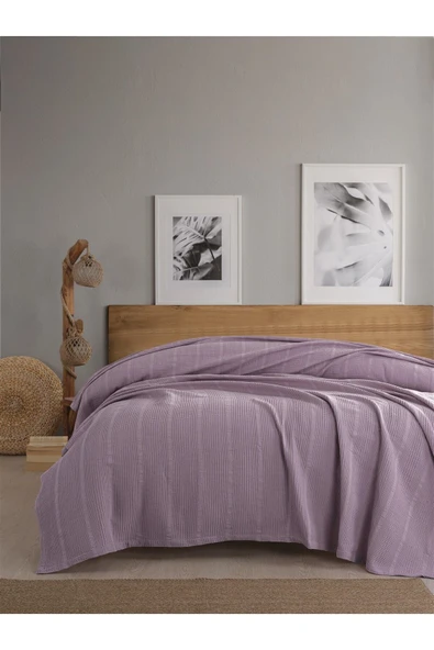 Sevim Tek Kişilik Waffle Pike 160x230cm, %100 Pamuk, Petek Tasarım Pike - Resim 10