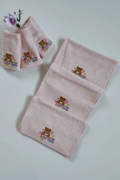 Sevim 3'lü Mutfak Havlu Takımı - Dondurma Baskılı Havlu Seti - Ekstra Yumuşak & Bambu - 30x50 cm - 5