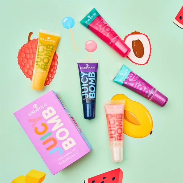 Essence Dudak Parlatıcısı Juicy Bomb - 101 Lovely Litchi 10 ml - 5