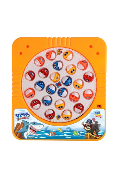 Kayyum Oyuncak Pilli Müzikli Balık Tutma Oyunu Baby Shark Sarkılı Happy Fishing.| Eğitici Balık Yakalama Oyunu. - 2