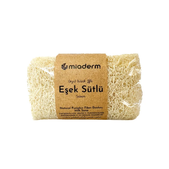 Miaderm Eşek Sütlü Kabak Lifli Sabun 120gr ürün görseli