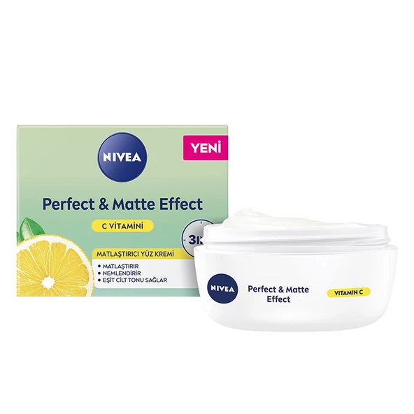 Nivea Perfect Matte Effect Matlaştırıcı Yüz Kremi 50 ml ürün görseli
