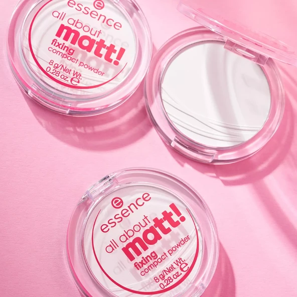 Essence All About Matt! Fixing Compact Powder 8 gr - Resim 5