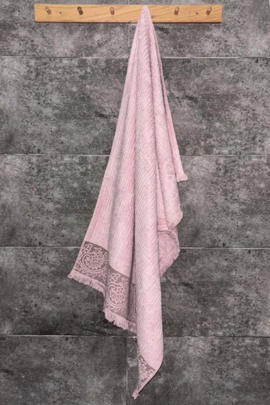 Sevim Bordürlü & Püsküllü Banyo Havlusu - Ekstra Yumuşak Bambu Havlu - 70x140 cm - Resim 9