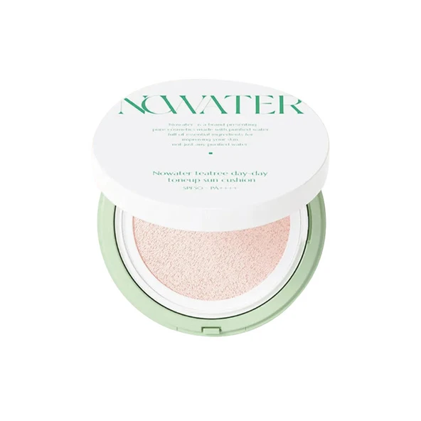 Nowater Çay Ağacı Özlü Renkli Güneş Kremi Cushion - 02 Natural Light 25 ml ürün görseli