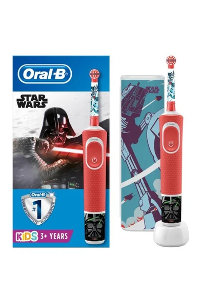 Oral-B Vitality D100 Star Wars Seyahat Kaplı Şarjlı Çocuk Diş Fırçası