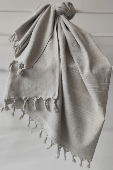 Sevim %100 Pamuk Havlu Peştemal 90x170cm - Yumuşak Plaj Havlusu - Resim 3