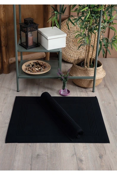 Sevim 2'li Ayak Havlusu Seti - %100 Pamuk Havlu Takımı - 50x70 Cm - Yumuşak & Yüksek Su Emici - 4