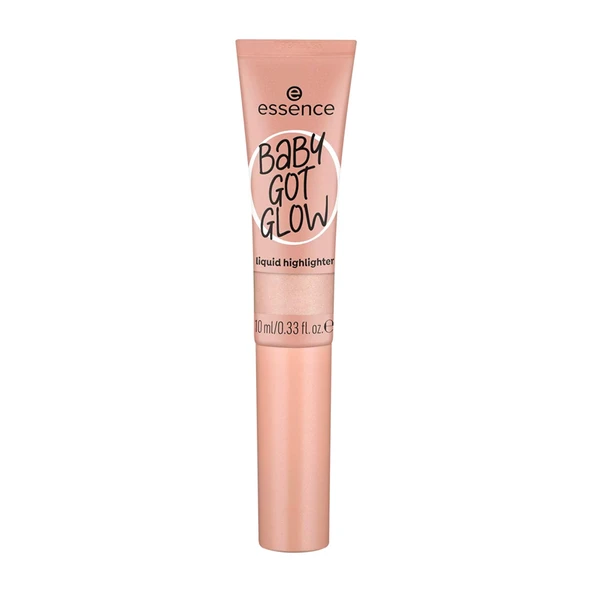 Essence Liquid Highlighter Baby Got Glow - 10 Sassy in Silk 10 ml ürün görseli