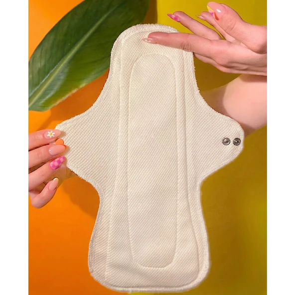 W-Beside JeniPad Yıkanabilir Ped Annelere Özel - Beyaz - Resim 3