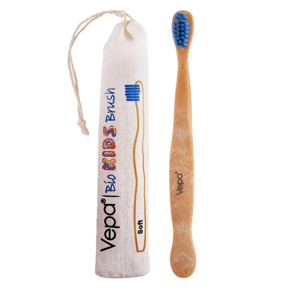 Vepa Bio Ahşap Çocuk Diş Fırçası Keseli Ambalaj ürün görseli