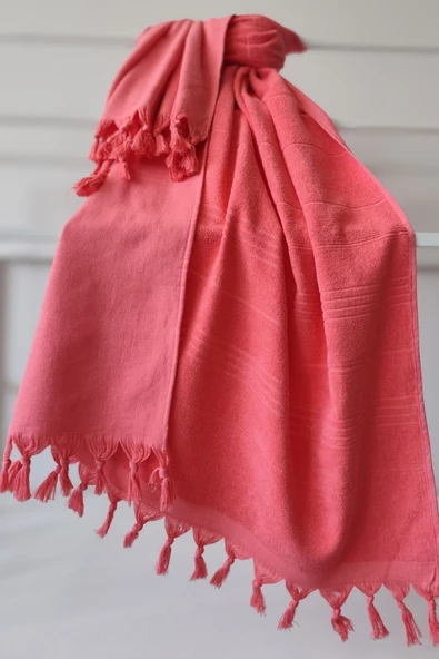 Sevim %100 Pamuk Havlu Peştemal 90x170cm - Yumuşak Plaj Havlusu ürün görseli