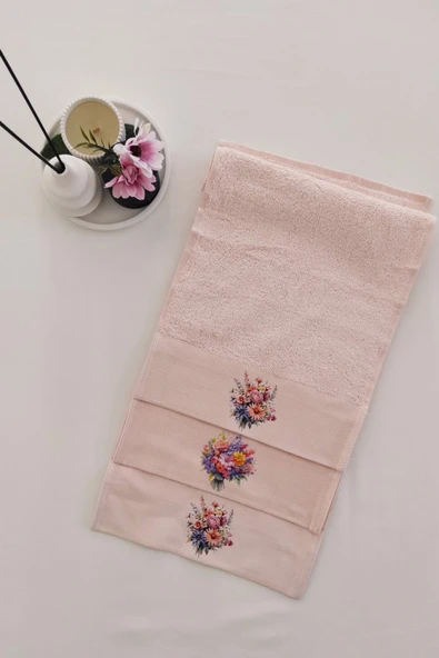 Sevim 3'lü Mutfak Havlu Takımı - Dondurma Baskılı Havlu Seti - Ekstra Yumuşak & Bambu - 30x50 cm - 9