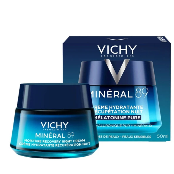 Vichy Mineral 89 Moisture Melatonin İçeren Nemlendirici Gece Kremi 50 ml - 2