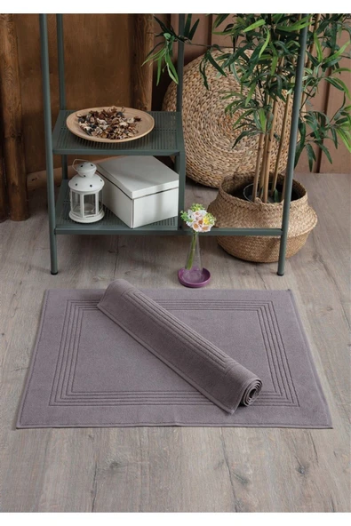 Sevim 2'li Ayak Havlusu Seti - %100 Pamuk Havlu Takımı - 50x70 Cm - Yumuşak & Yüksek Su Emici - 5