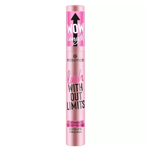 Essence Mascara Without Limits Extreme Lengthening and Volume - 01 Black 13 ml