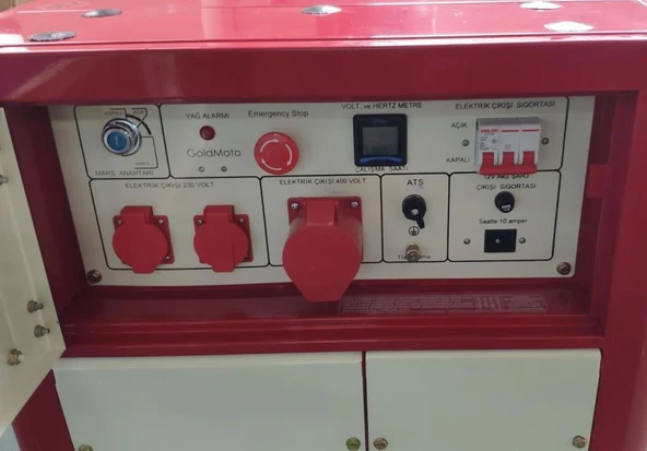 GoldMoto GM17KTDJ Dizel Jeneratör 16Kva Trifaze Marşlı Kabinli - 4