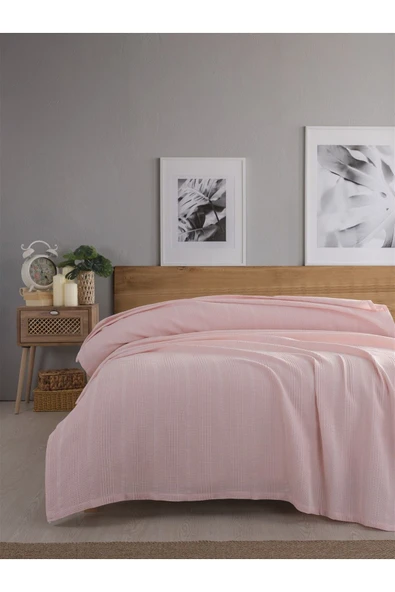 Sevim Çift Kişilik Waffle Pike 210x230cm, %100 Pamuk, Petek Tasarım Pike - 7