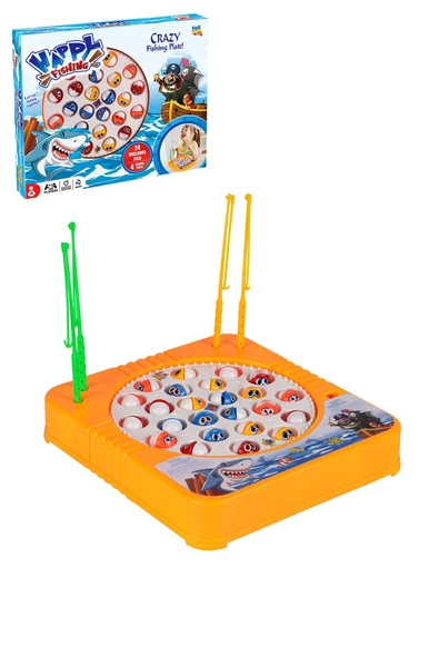 Kayyum Oyuncak Pilli Müzikli Balık Tutma Oyunu Baby Shark Sarkılı Happy Fishing.| Eğitici Balık Yakalama Oyunu. - 3