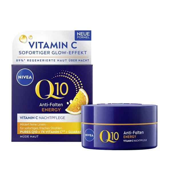Nivea Q10 Energy Anti-Wrinkle Regenerative Night Cream 50 ml ürün görseli