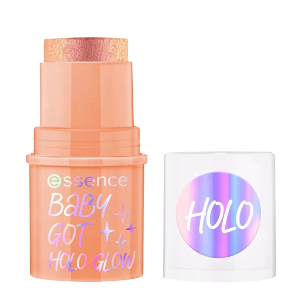 Essence Baby Got Holo Glow Highlighter Stick - 10 Apricotly 5 gr ürün görseli