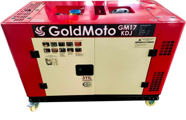 GoldMoto GM17KTDJ Dizel Jeneratör 16Kva Trifaze Marşlı Kabinli - 1