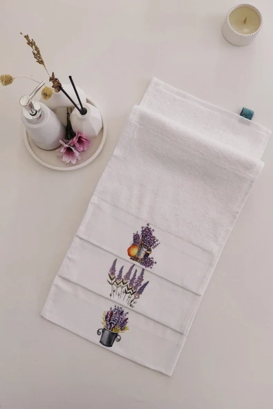 Sevim 3'lü Mutfak Havlu Takımı - Dondurma Baskılı Havlu Seti - Ekstra Yumuşak & Bambu - 30x50 cm - 10