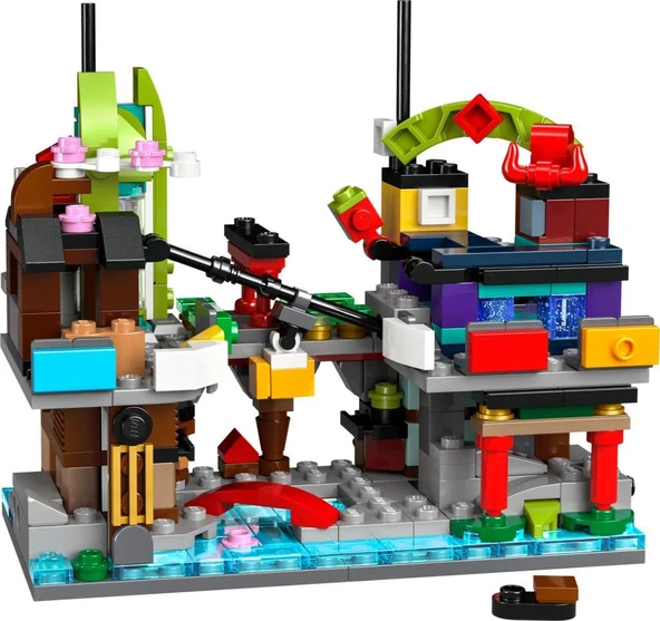 LEGO Ninjago 40706 Micro NINJAGO City Markets - Resim 3