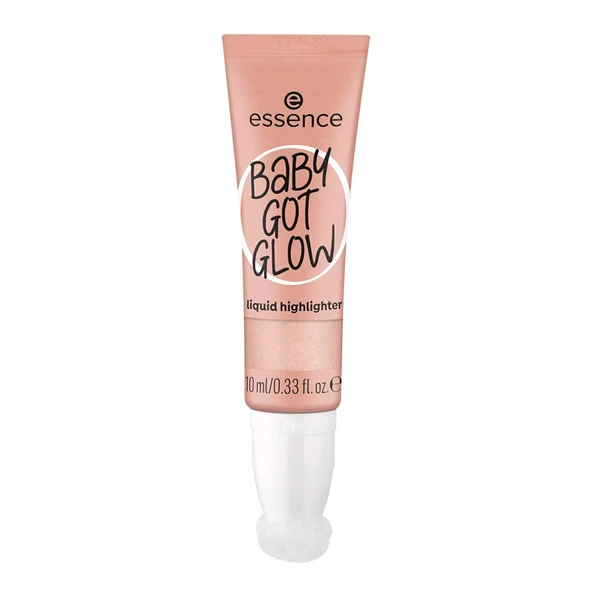 Essence Liquid Highlighter Baby Got Glow - 10 Sassy in Silk 10 ml - Resim 2