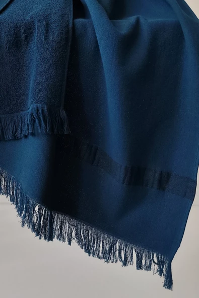 Sevim %100 Pamuk Kalın Çizgili Peştemal-Plaj Havlusu & Şezlong Örtüsü-90x200 cm - 5