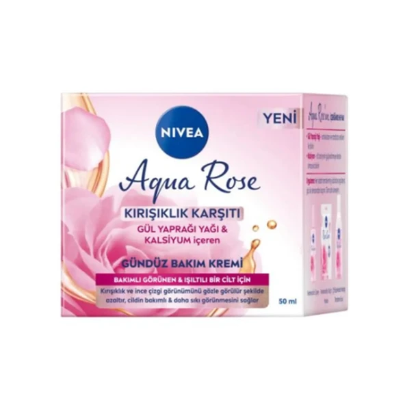 Nivea Aqua Rose Kırışıklık Karşıtı Gündüz Bakım Kremi 50 ml ürün görseli