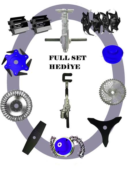 EISENN ST 900 Sırt Tırpan + Çapalama Seti + Zeytin Toplama 12 Parça Full Set - Resim 4