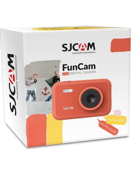 SJCAM FunCam Çocuk Kamerası Sarı - Çocuklar için Fotoğraf Makinesi 1080p 12MP - 7