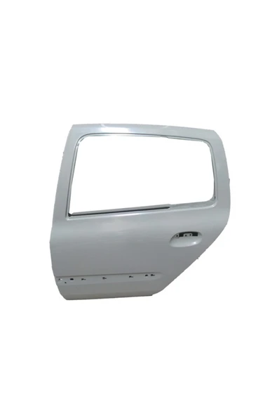 Renault clıo 2 sd/hb 02/08 arka kapı komple sol band delikli/gri boyalı (iceli/çekomastikli)( - Resim 2