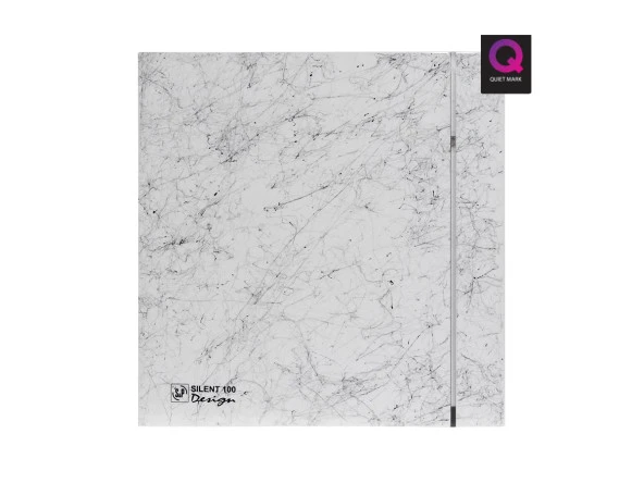 Dekoratif Beyaz Mermer Havalandırma Fanı Marble White Silent 100 Cz Design Ultra Sessiz Banyo Wc Aspiratörü Soler Palau Estetik Dizayn