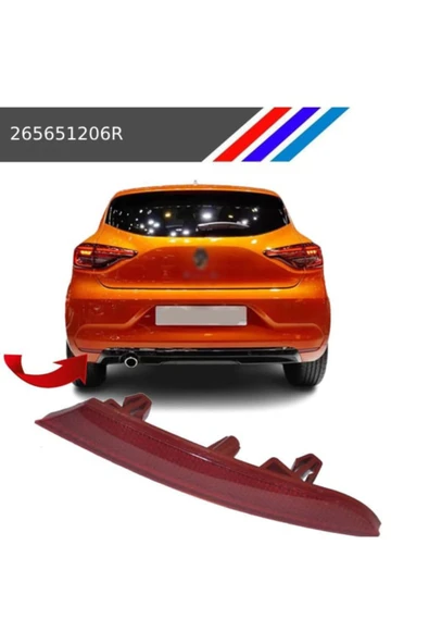 Renault Clio 5 Sol Arka Tampon Reflektörü ClioV 265651206r ürün görseli