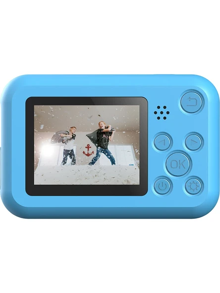SJCAM FunCam Çocuk Kamerası Mavi - Çocuklar için Fotoğraf Makinesi 1080p 12MP - Resim 2