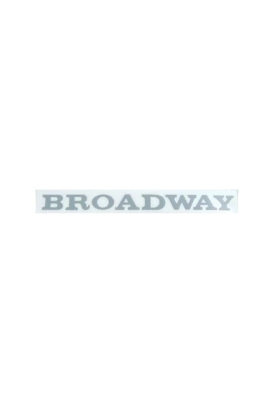 BROADWAY EM KAĞIT YAZI AÇIK GRİ ürün görseli