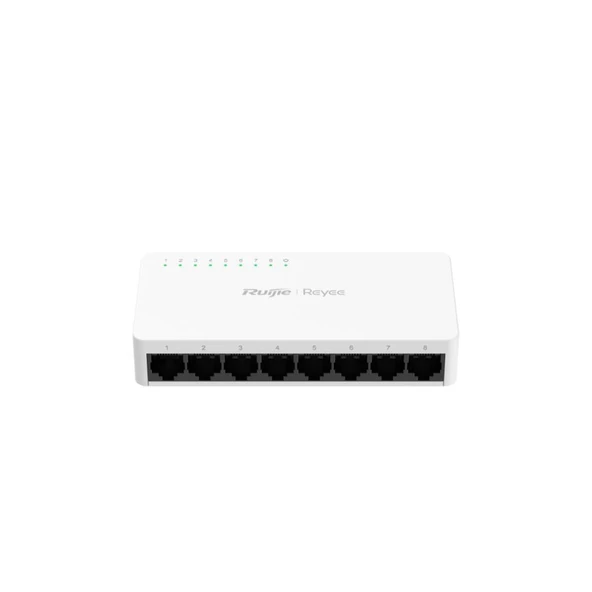 Ruijie Reyee RG-ES08F 8-Port 10/100 Mbps Tak Çalıştır Plastik Kasa Switch ürün görseli