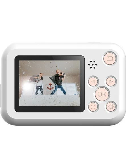 SJCAM FunCam Çocuk Kamerası Beyaz - Çocuklar için Fotoğraf Makinesi 1080p 12MP - Resim 2
